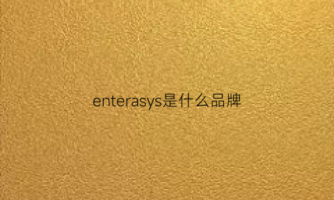 enterasys是什么品牌