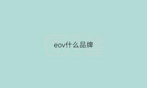 eov什么品牌