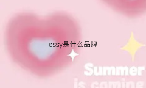 essy是什么品牌(es是什么品牌的衣服)