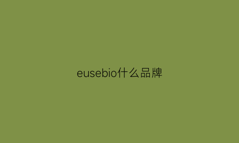 eusebio什么品牌(eiboo是什么牌子)