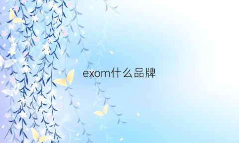 exom什么品牌(exom品牌衣服)