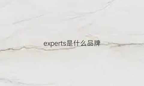 experts是什么品牌