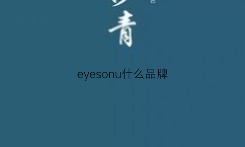 eyesonu什么品牌(eyes什么牌子)