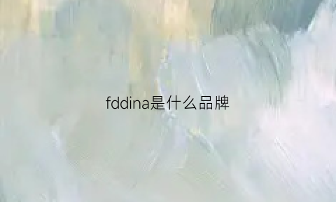 fddina是什么品牌(foaodn是什么牌子)