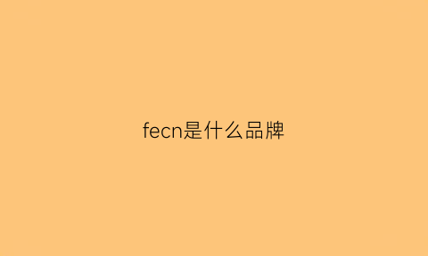 fecn是什么品牌