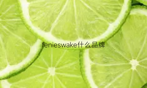 fenieswake什么品牌(fewagawo是什么品牌)