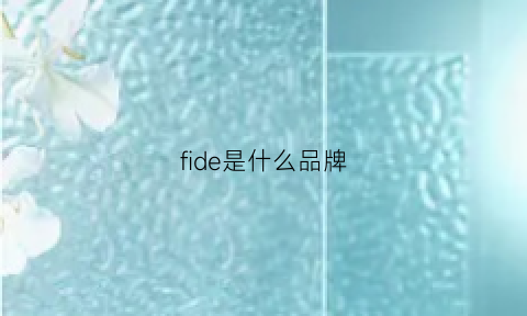 fide是什么品牌