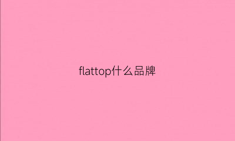 flattop什么品牌(flpped是什么牌子)