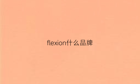 flexion什么品牌(flexform是什么品牌)