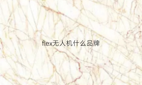 flex无人机什么品牌