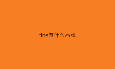 flne有什么品牌(flm什么品牌)