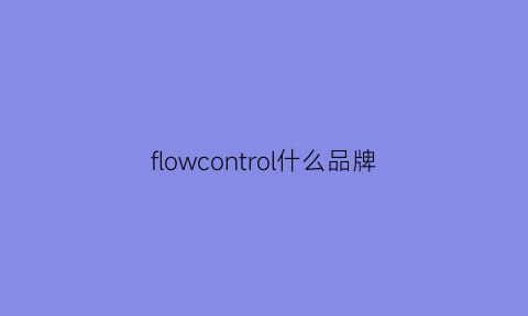 flowcontrol什么品牌(flowering是什么牌子)