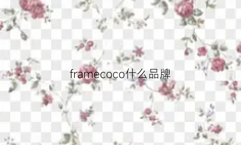 framecoco什么品牌