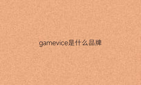 gamevice是什么品牌(gameon是什么牌子)