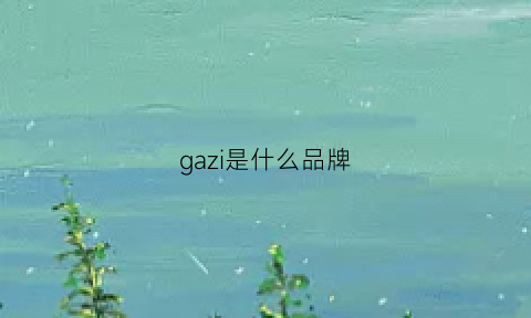 gazi是什么品牌