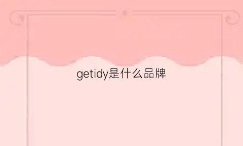 getidy是什么品牌