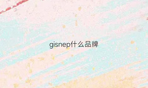 gisnep什么品牌(smeg什么品牌)