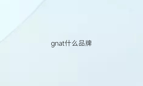 gnat什么品牌(gnaki什么牌子)