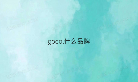 gocol什么品牌(goku是什么品牌)