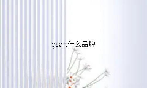 gsart什么品牌