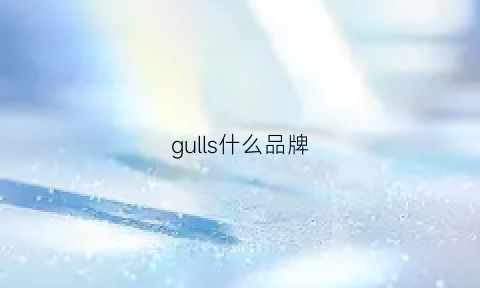 gulls什么品牌(guess是什么牌子)