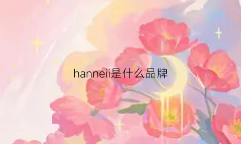 hanneii是什么品牌