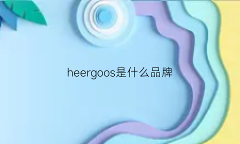 heergoos是什么品牌(hego是什么牌子)