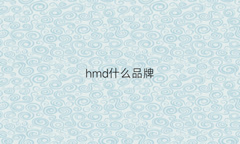 hmd什么品牌(h·m是什么品牌)