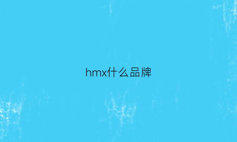 hmx什么品牌(h·m什么牌子)