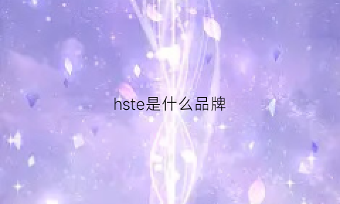 hste是什么品牌