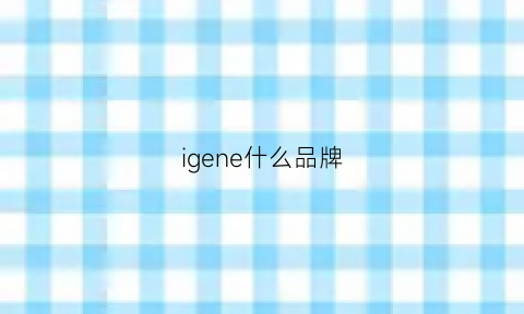 igene什么品牌