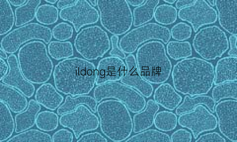 ildong是什么品牌(idonn是什么牌子)