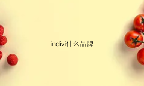 indivi什么品牌