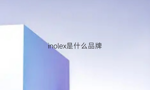 inolex是什么品牌(ineco是什么牌子)