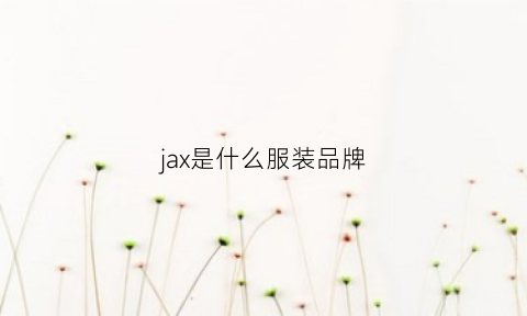 jax是什么服装品牌(jac是什么衣服品牌)