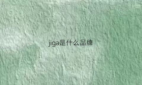 jiga是什么品牌(jiga是什么牌子)