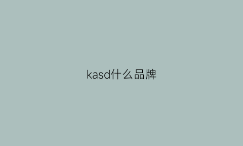 kasd什么品牌(kaddesar什么牌子)