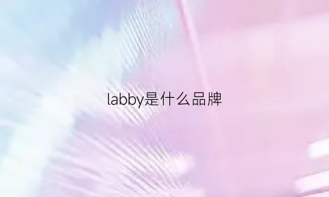 labby是什么品牌(lab是什么档次)