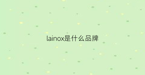 lainox是什么品牌(lax是什么牌子)