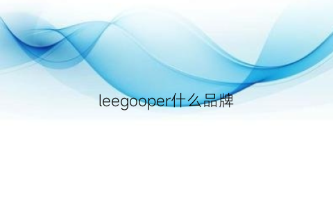 leegooper什么品牌(leecoper是什么牌子)
