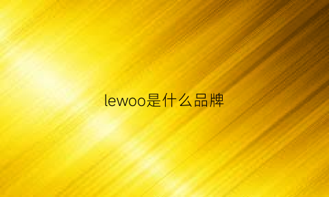 lewoo是什么品牌(lepow是什么牌子)