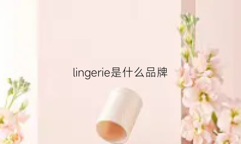 lingerie是什么品牌(linnlez是什么牌子)