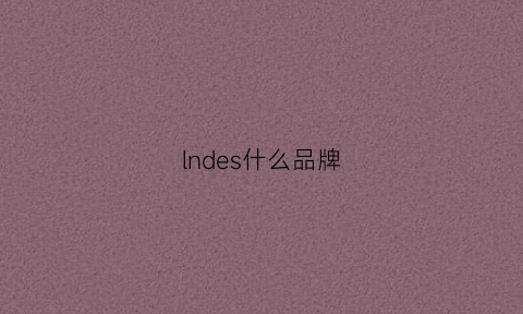 lndes什么品牌(ldsoles是什么牌子)