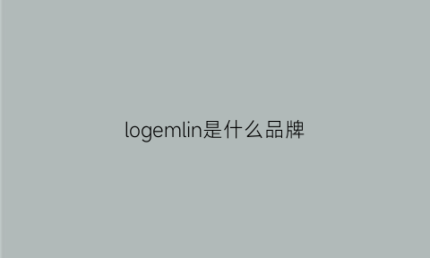 logemlin是什么品牌(logbook是什么品牌衣服)