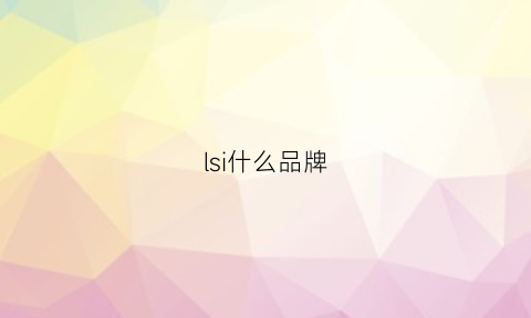 lsi什么品牌(ls什么牌子)