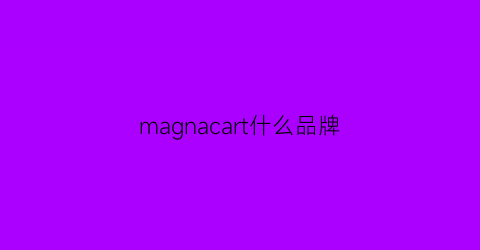 magnacart什么品牌(mascara是什么牌子价位)