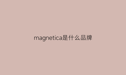 magnetica是什么品牌