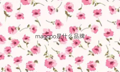 magqoo是什么品牌(maqy是什么牌子)