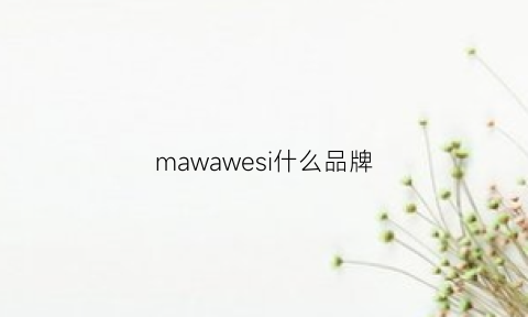 mawawesi什么品牌(marvis是什么牌子)
