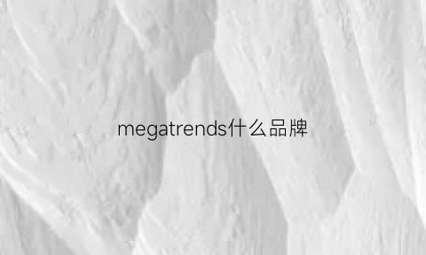 megatrends什么品牌(megasuen是什么品牌)